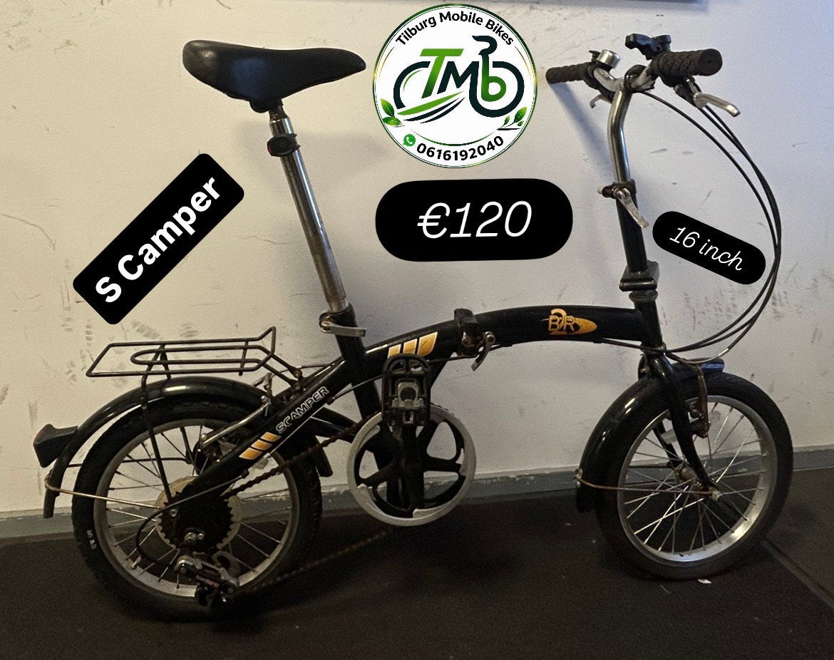 Vouwfiets/compact/trein vrij /cheap student bikes from€100, Fietsen en Brommers, Ophalen, Gebruikt, 20 inch of meer