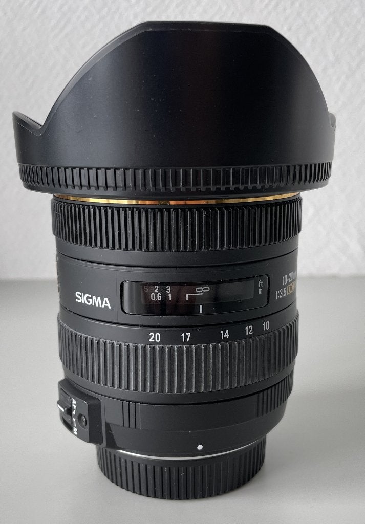 Sigma 10-20mm F3.5 EX DC Groothoeklens, Audio, Tv en Foto, Fotografie | Lenzen en Objectieven, Sigma, Zo goed als nieuw, Nikon F-mount