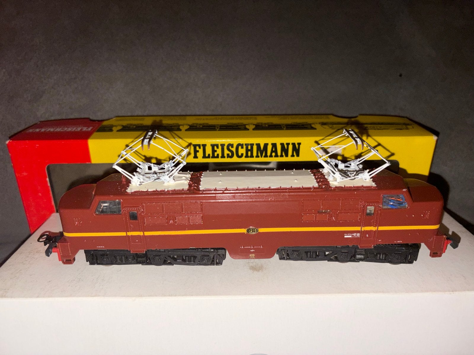 Fleischmann NS 1200 Bruin Locomotief (92 4372) Nieuw, Fleischmann, Nieuw, Ophalen of Verzenden, Gelijkstroom