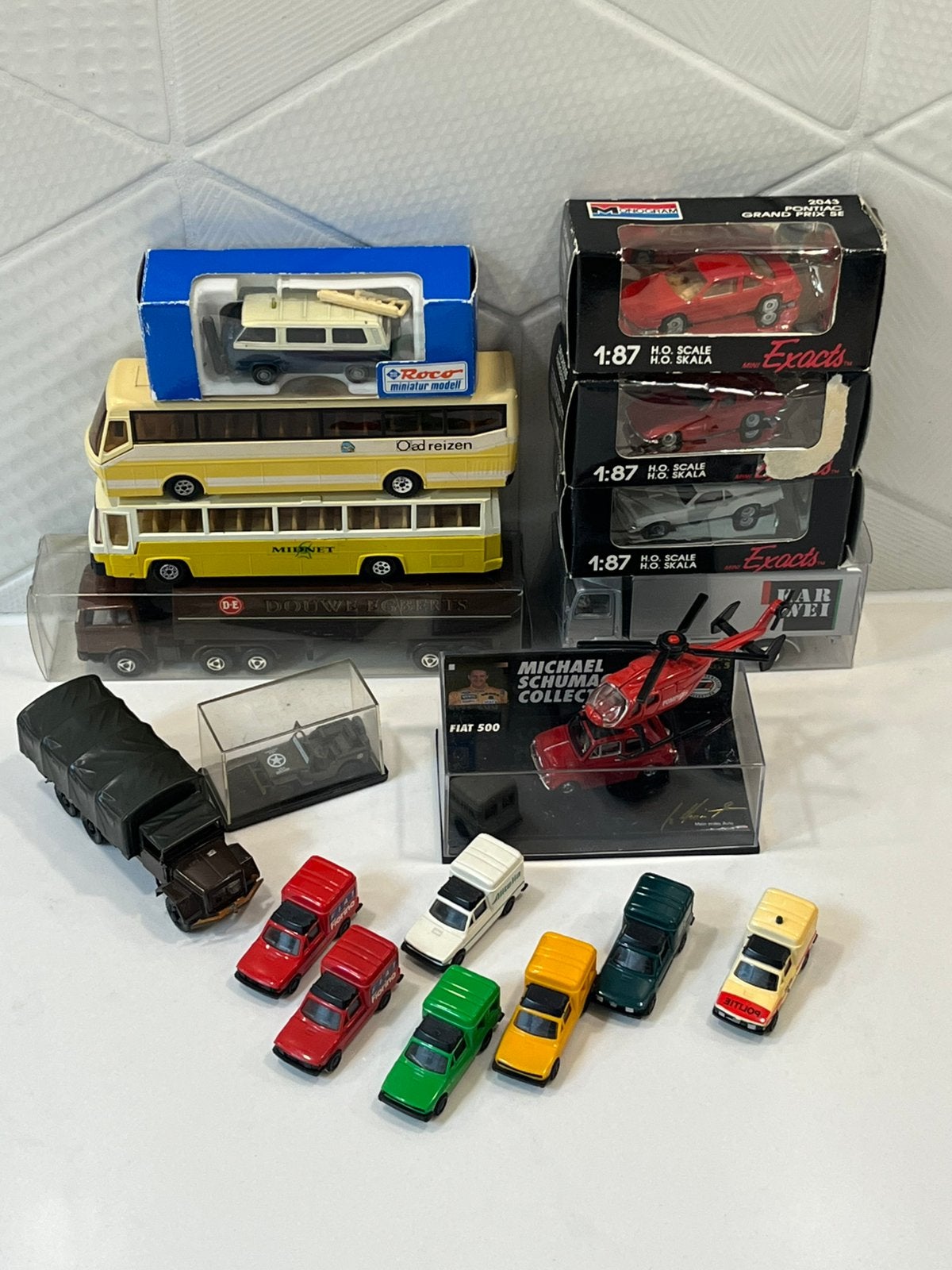 Partij 19 modelauto’s 1:87 EFSI, Roco, Monogram & Schumacher, Verzenden, Zo goed als nieuw, Auto