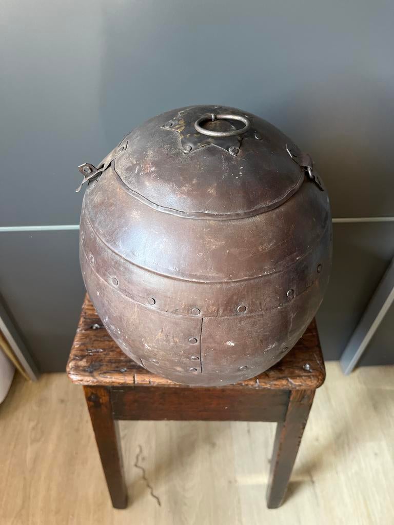 Antieke metalen waterkan, Ophalen of Verzenden