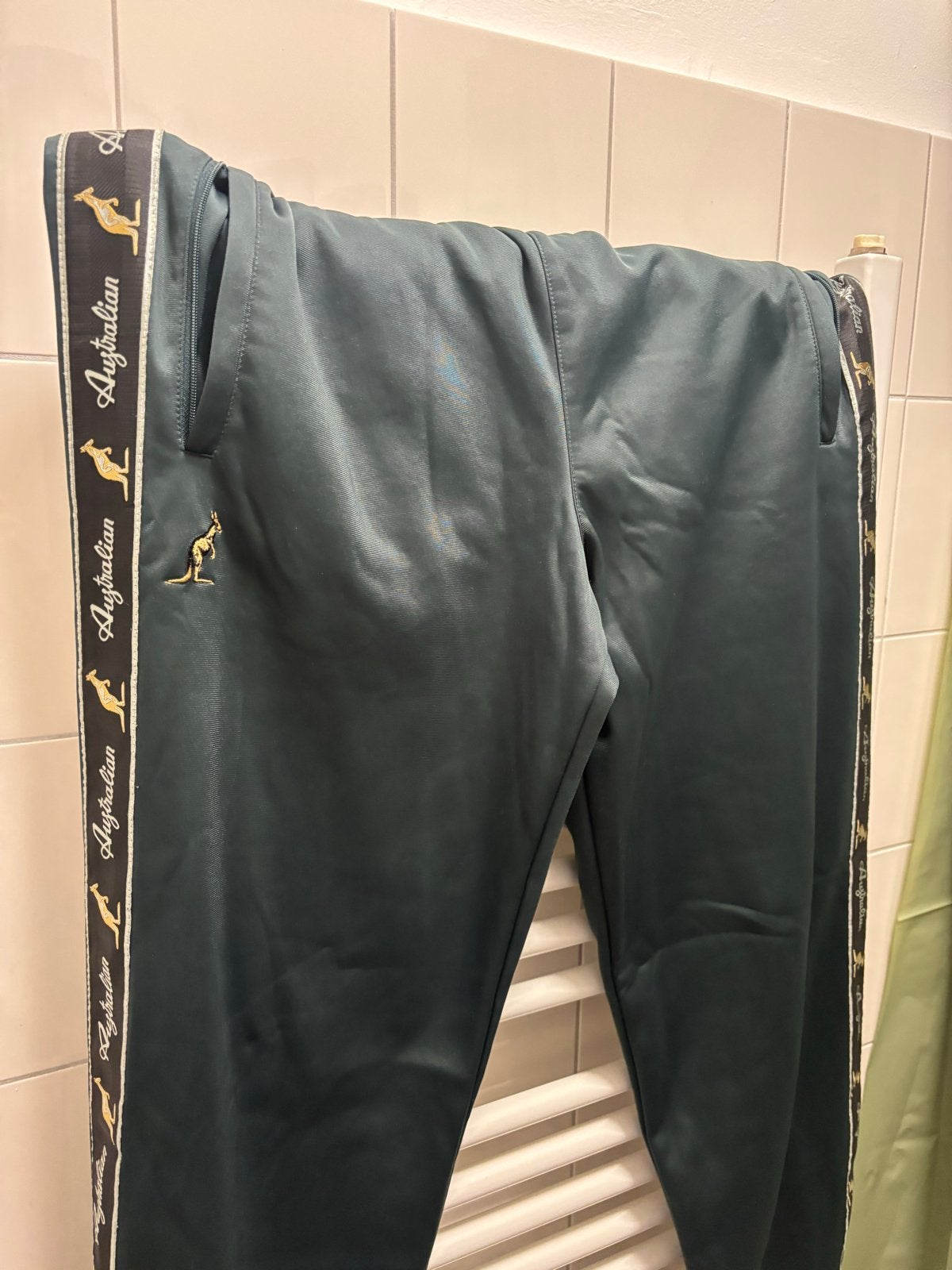 Australian Trainingsbroek - Donkergroen met logo band, Maat 56/58 (XL), Ophalen of Verzenden, Zo goed als nieuw, Groen