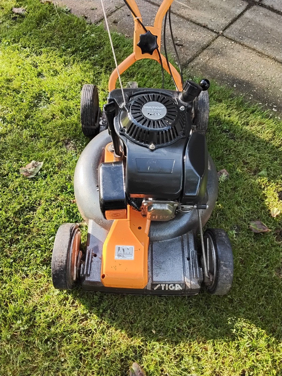Stiga Multiclip 47 S Benzine Grasmaaier, Tuin en Terras, Ophalen, Cirkelmaaier, Gebruikt, Stiga