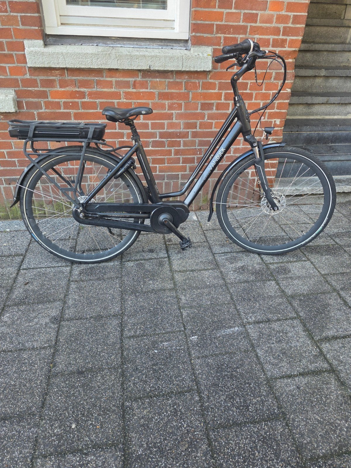 Van dijck elektrische damesfiets 28 inch with 7 gears, Fietsen en Brommers, Ophalen, Zo goed als nieuw, Overige merken