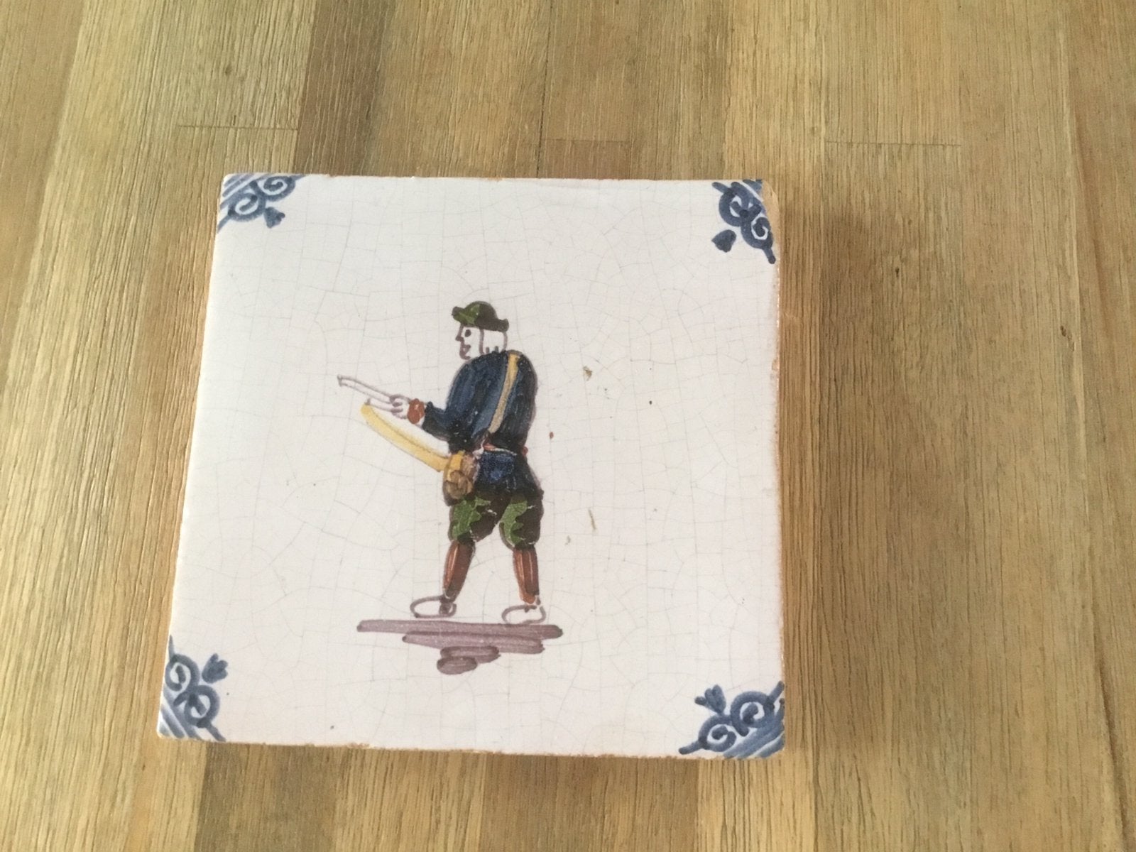 Tegeltje, Ophalen