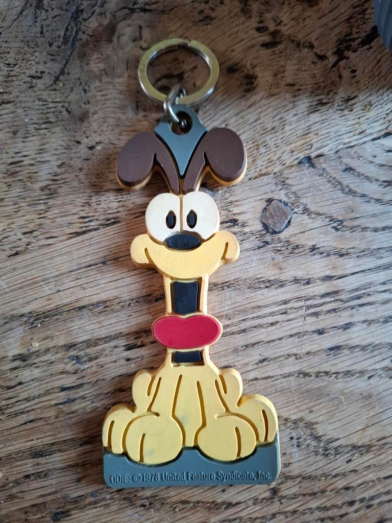 Vintage Odie sleutelhanger 1976, Ophalen of Verzenden