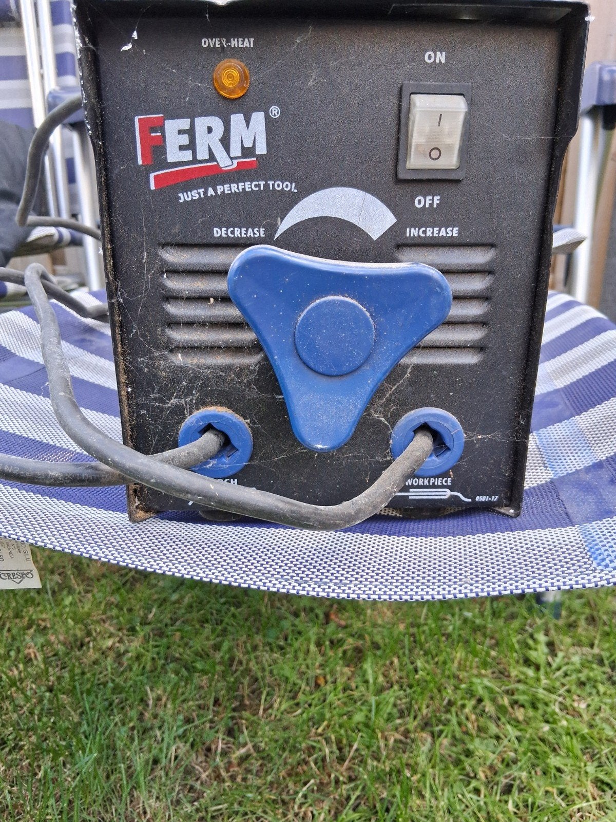 FERM FWM-100 Lasapparaat met laskap, Ophalen, Gebruikt, Minder dan 150 ampère, Elektroden