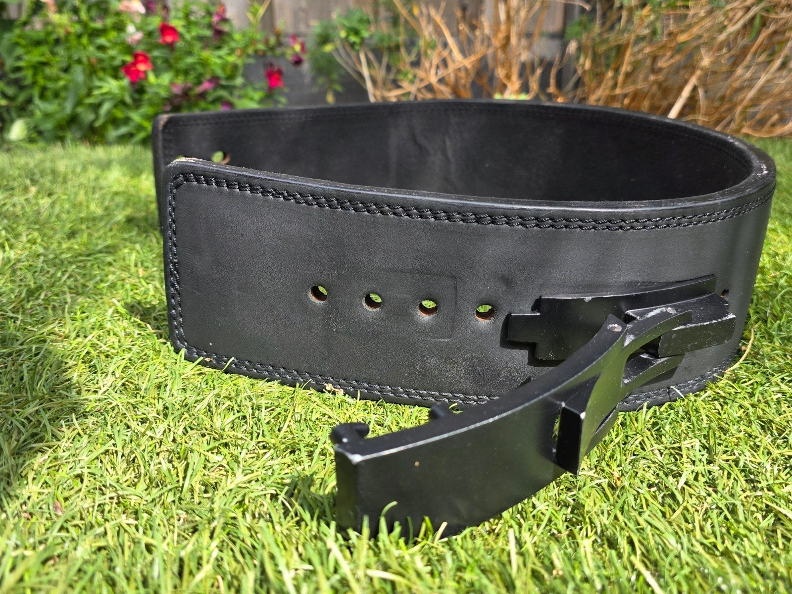 Reeva Lifting Belt / Gewichthefriem - maat L - ZGAN, Ophalen of Verzenden, Zo goed als nieuw, Rug, Halterriem