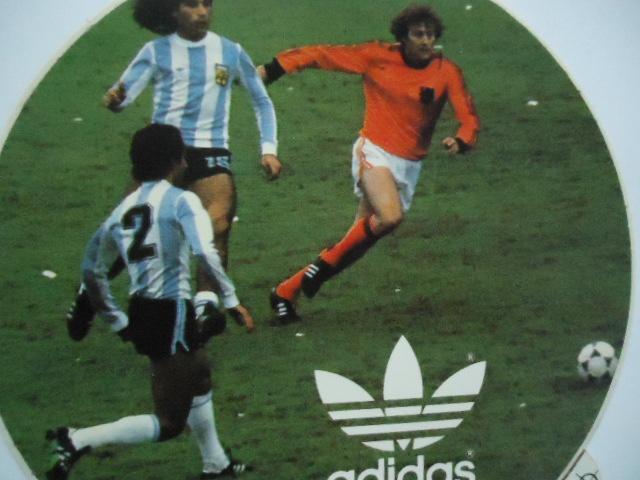 sticker oud WIM JANSEN Argentina 78 Worldcup FINALE voetbal, Verzenden, Zo goed als nieuw, Bedrijf of Vereniging