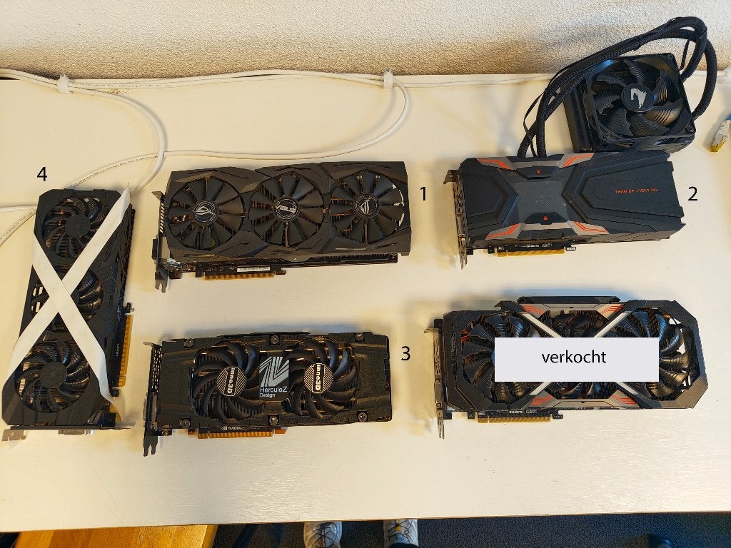 GPU 1080TI, Computers en Software, Ophalen, PCI-Express 3, Gebruikt, HDMI
