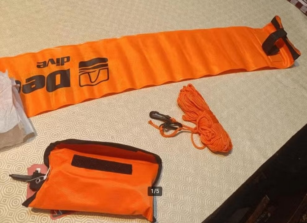 Decoboei van Deeply dive met lood en koord nieuw 125cm boei, Overige typen, Nieuw, Ophalen of Verzenden