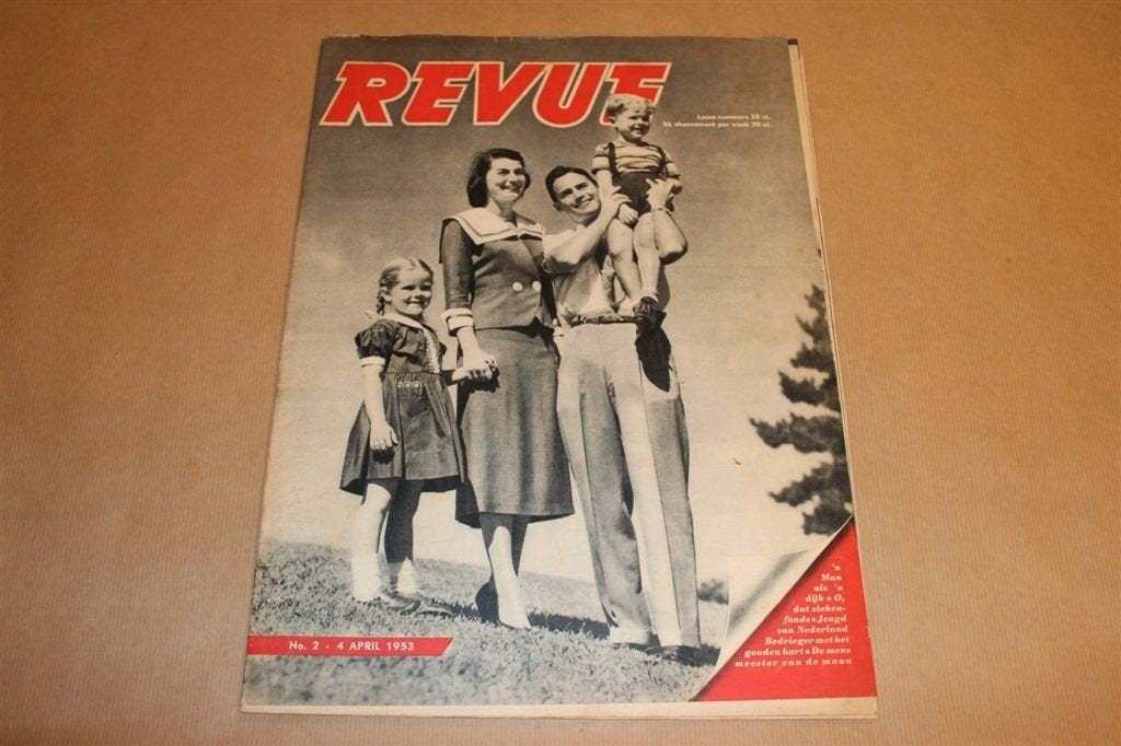 Revue - No. 2 - 1953 - Vintage advertenties e.d., Ophalen of Verzenden, 1940 tot 1960, Knipsel(s)