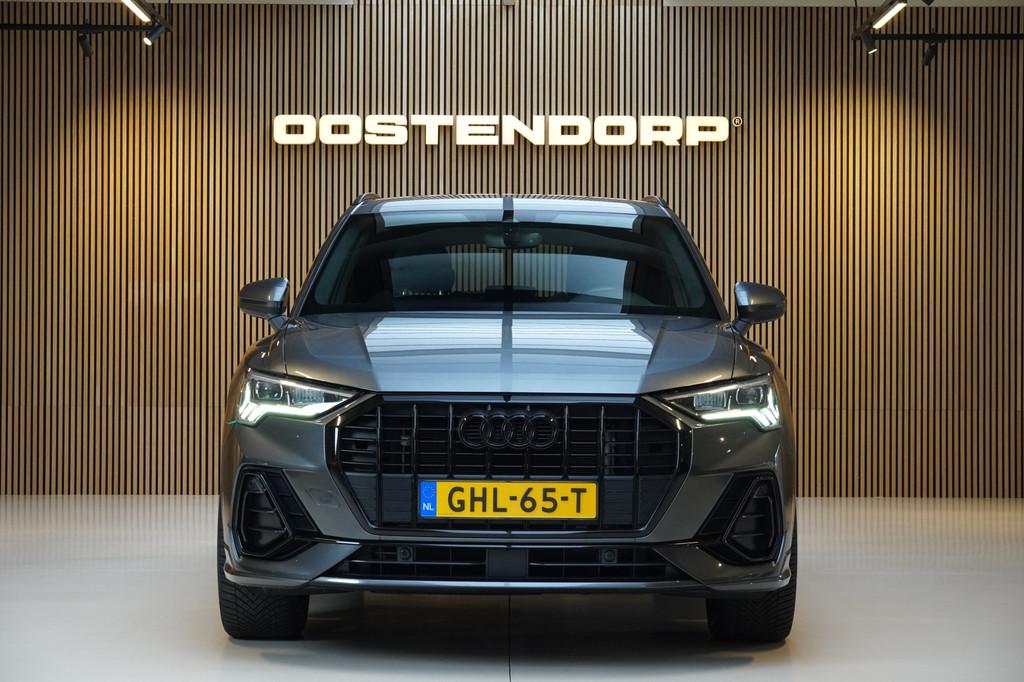 Audi Q3 45TFSIe/245pk S-Line Blackstyle|2021|Trekhaak|20"Bla, Gebruikt, Zwart, 245 pk, SUV of Terreinwagen