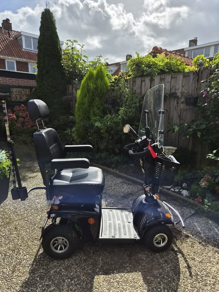 Schootmobiel Panther 4s Zwart (EV39 gel- accu's), Ophalen, Zo goed als nieuw, 16 km/u of meer, Mango
