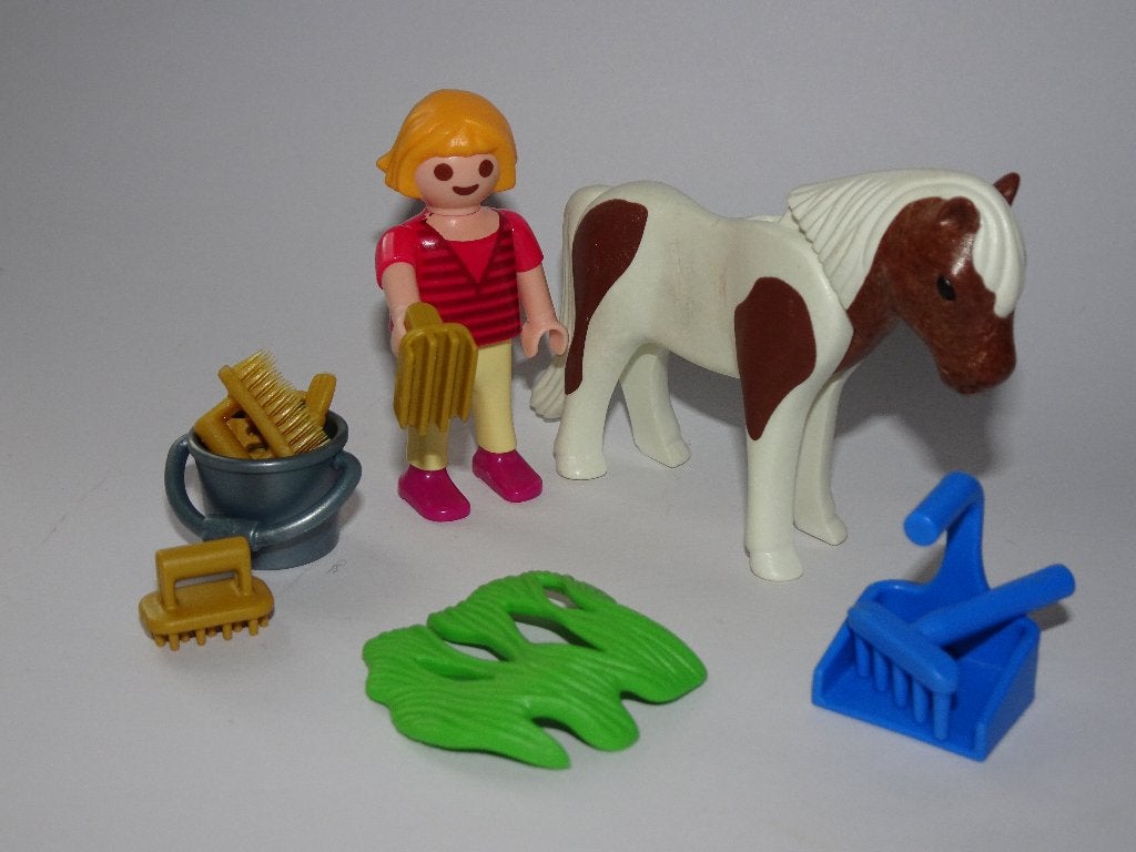 Playmobil meisje met pony (5291), Ophalen of Verzenden, Zo goed als nieuw