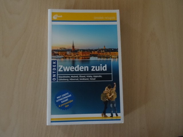 Zweden zuid; anwb Ontdek reisgids , met de wegenkaart, Europa, Nieuw, Ophalen of Verzenden, Reisgids of -boek