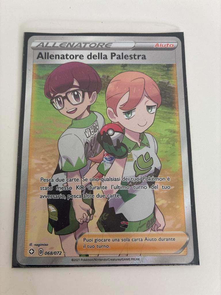 Pokémon TCG: Gym Trainer (Italiaans) - 068/072, Ophalen of Verzenden, Zo goed als nieuw, Losse kaart