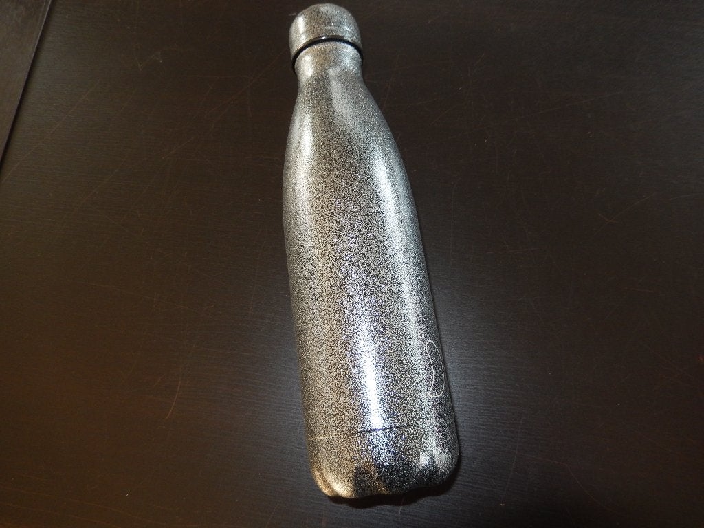 Zilverkleurige Thermosfles (zgan), Ophalen of Verzenden, Zo goed als nieuw