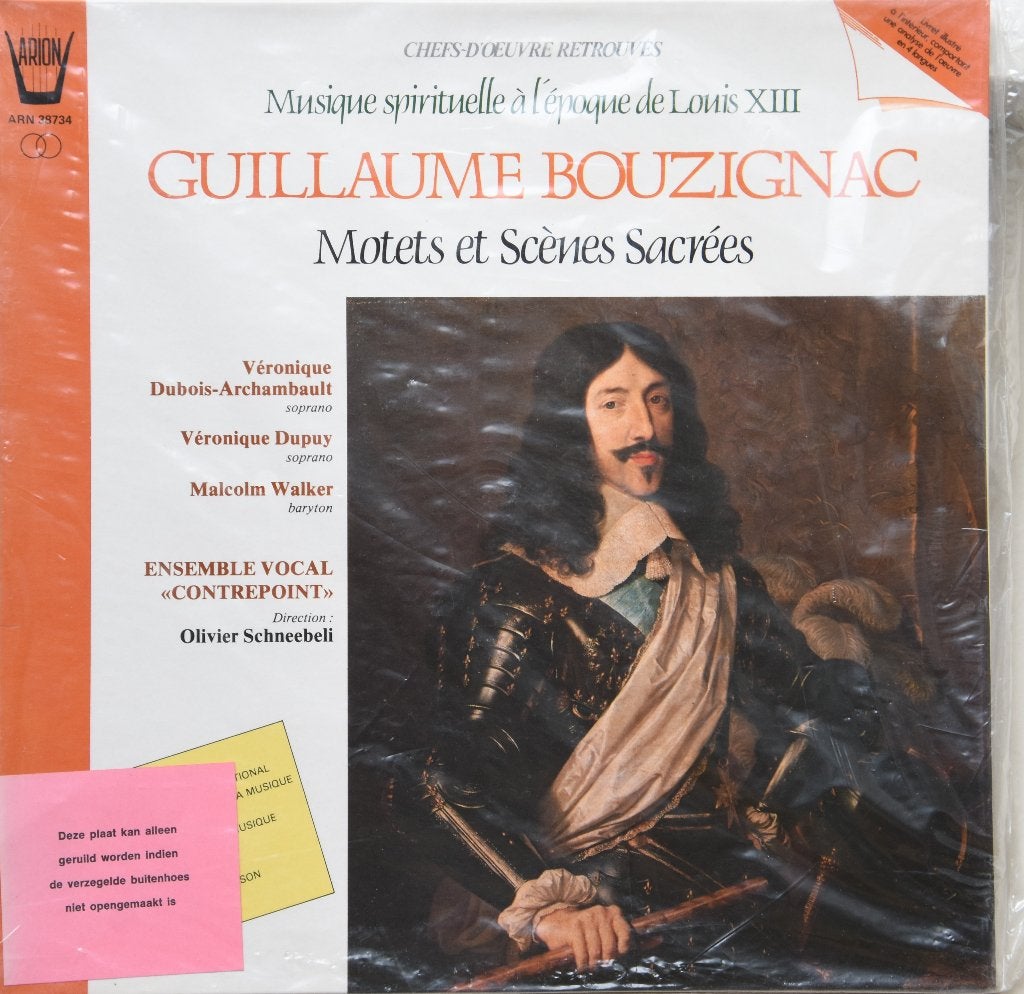 Guillaume Bouzignac  Motets et Scènes Sacrées, Kamermuziek, Geseald, Ophalen of Verzenden, 12 inch