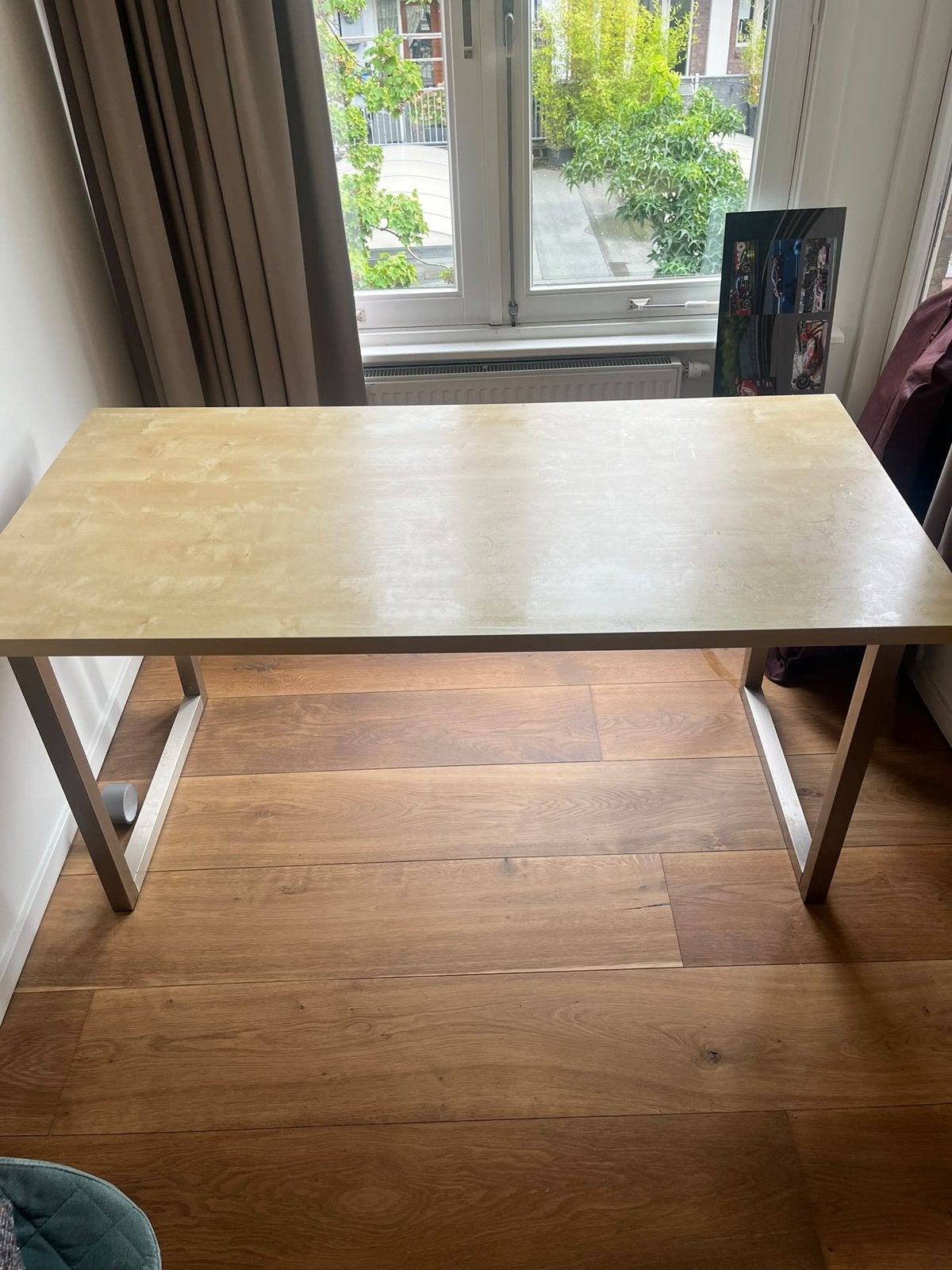 Ikea bureau 75x75x150cm - Ideaal voor thuiswerkplek, Ophalen, Gebruikt, IKEA