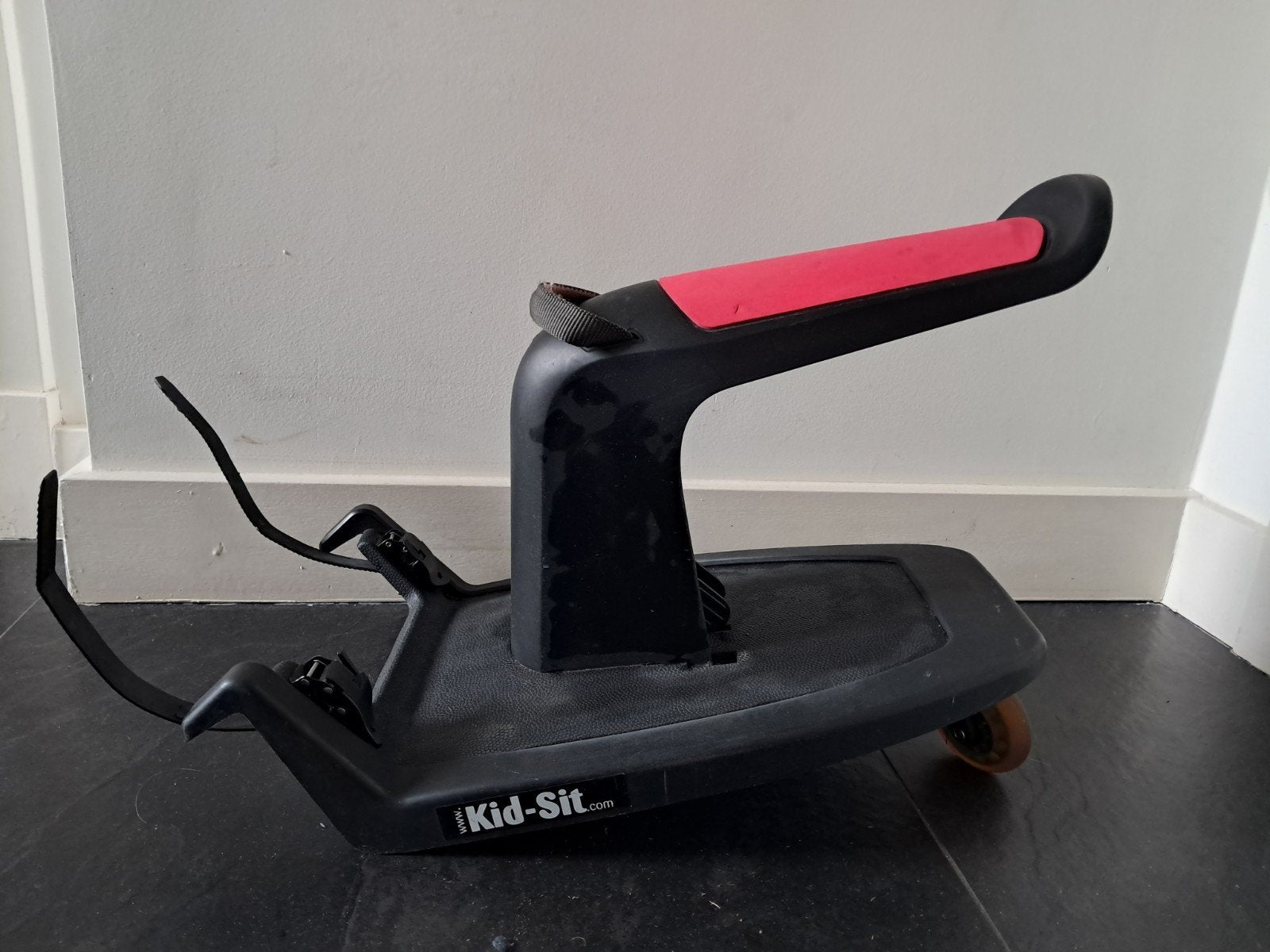 Kid-Sit meerijdplankje met zitje voor kinderwagen, Ophalen, Zo goed als nieuw