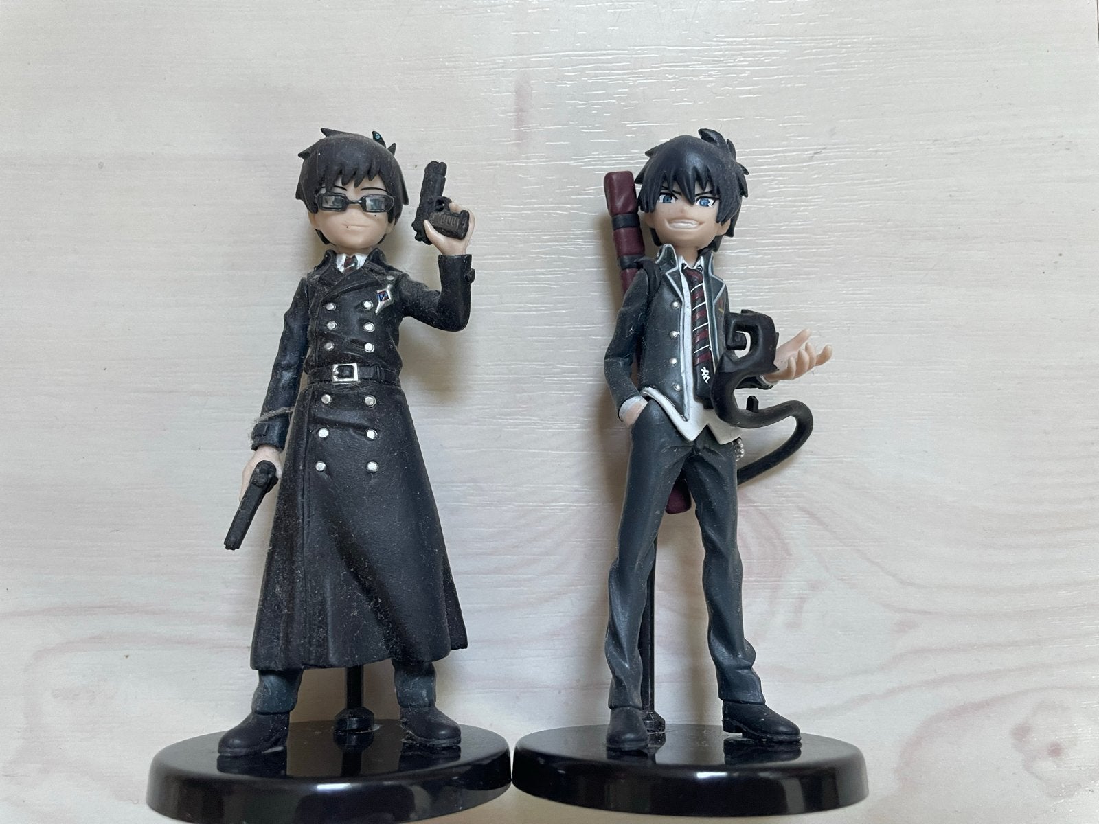 Anime Figuren: Yukio Okumura en Rin Okumura, Blue Exorcist, Ophalen of Verzenden, Zo goed als nieuw