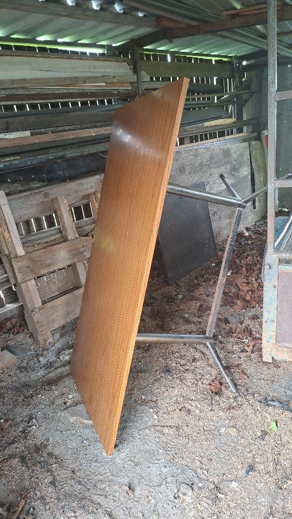 Tafel gratis, Huis en Inrichting, Tafels | Eettafels, Ophalen, Kunststof, Gebruikt, 100 tot 150 cm