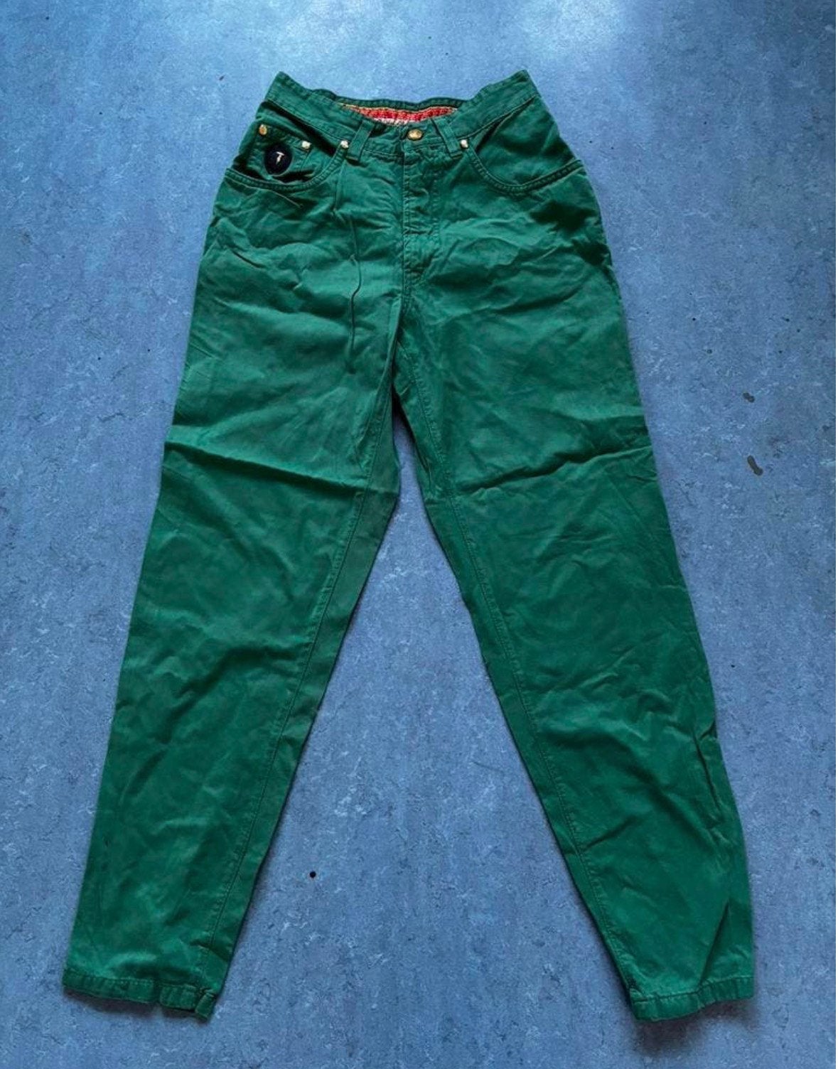 Vintage 90s Trussardi Jeans, Verzenden, Zo goed als nieuw, Maat 36 (S), Lang