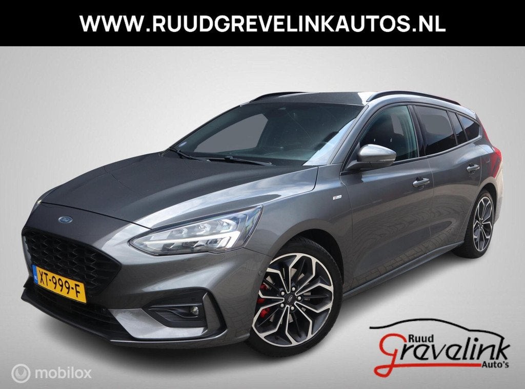 Ford Focus Wagon EcoB 125 PK H6 ST-Line Navigatie Stoel- en, Automatische klimaatregeling, Gebruikt, 1283 kg, Origineel Nederlands