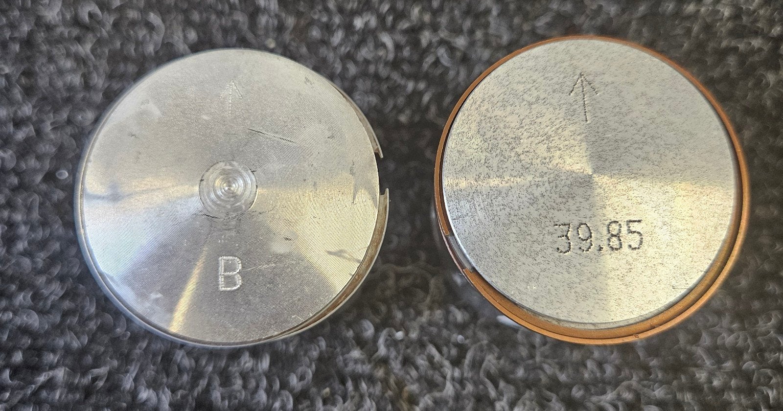 Twee Derbi senda zuigers ø39,85, Ophalen of Verzenden, Nieuw, Cilinder, Derbi senda
