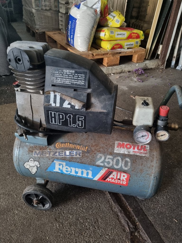 ABAC Compressor 2500 1.5 HP - Gebruikt, Doe-het-zelf en Verbouw, Ophalen, Gebruikt, 6 tot 10 bar, Minder dan 200 liter/min