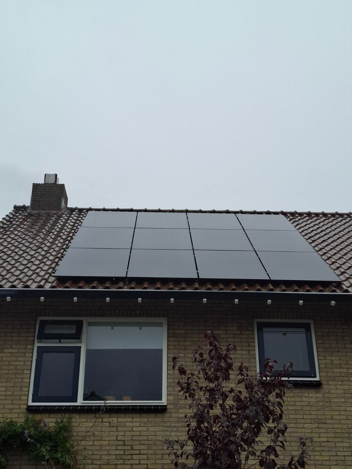 12 zonnepanelen (Compleet systeem), Ophalen of Verzenden, Zo goed als nieuw