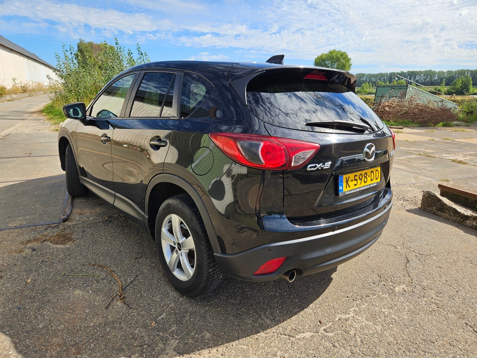 Foto 2 van Mazda CX-5 2.0 121KW 2WD 2013 Zwart