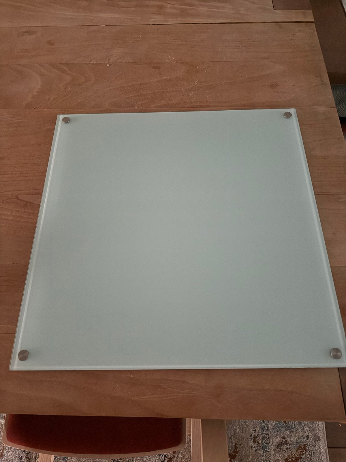 Glazen magnetische whiteboard, Ophalen, Zo goed als nieuw