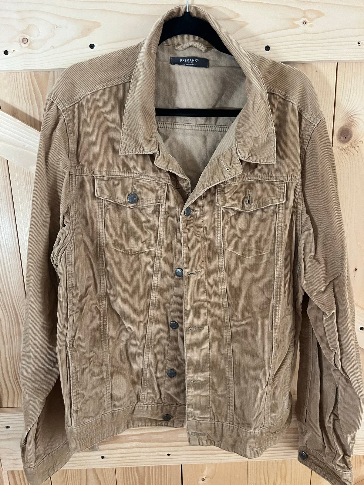 Primark Corduroy Jas - Maat XL - Beige, Kleding | Heren, Ophalen of Verzenden, Zo goed als nieuw, Maat 56/58 (XL), Beige