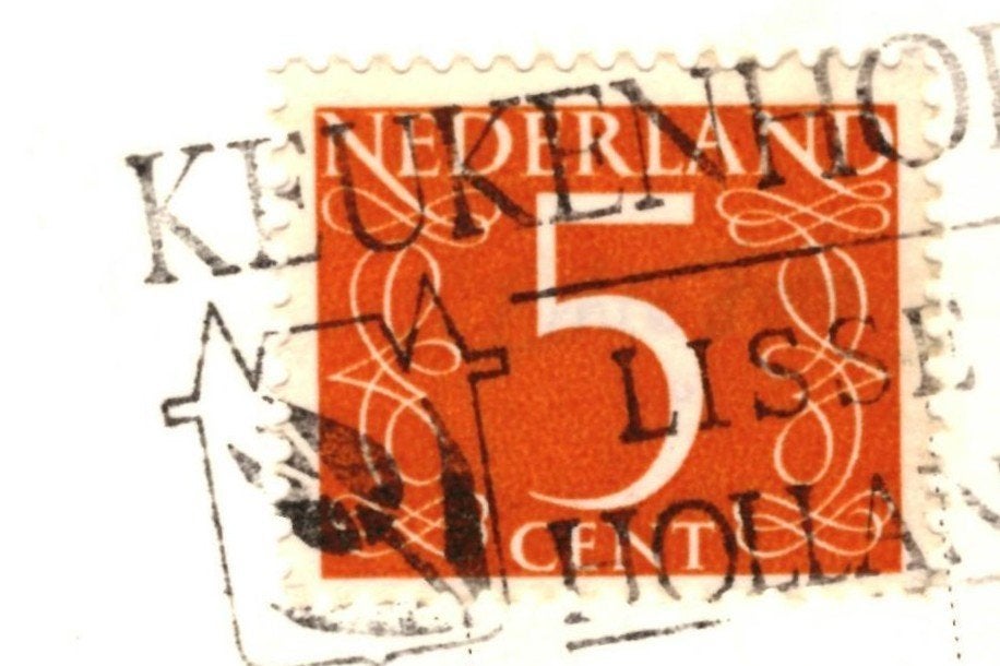 936135	Volendam	Klederdracht	kinderen	NH 1956	Gelopen, Ophalen of Verzenden, 1940 tot 1960, Gelopen, Noord-Holland
