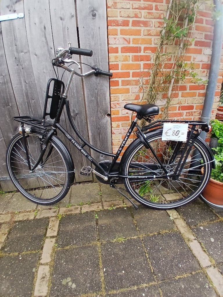 Fiets X-Track dames omafietsmodel, Gebruikt, 47 tot 50 cm, Versnellingen, Schijfrem