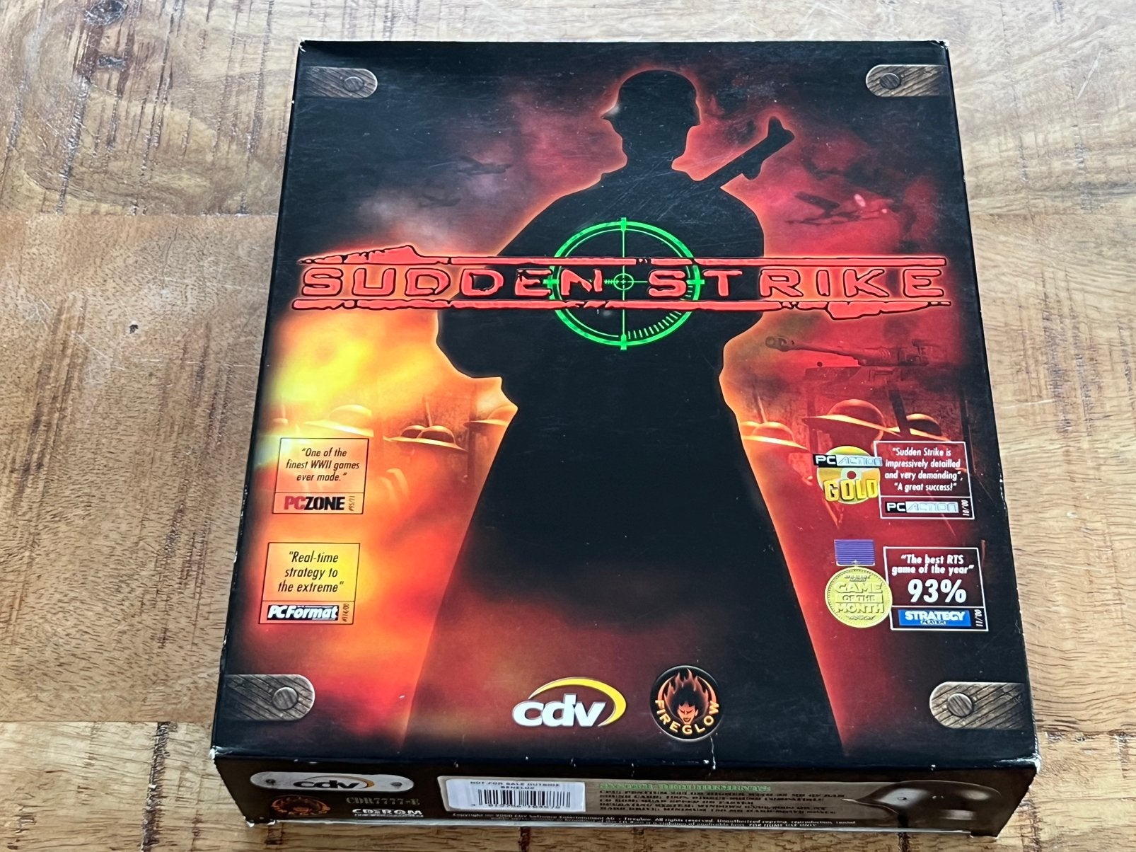 Sudden Strike PC Big Box, Spelcomputers en Games, 1 speler, Ophalen of Verzenden, Zo goed als nieuw, Vanaf 16 jaar