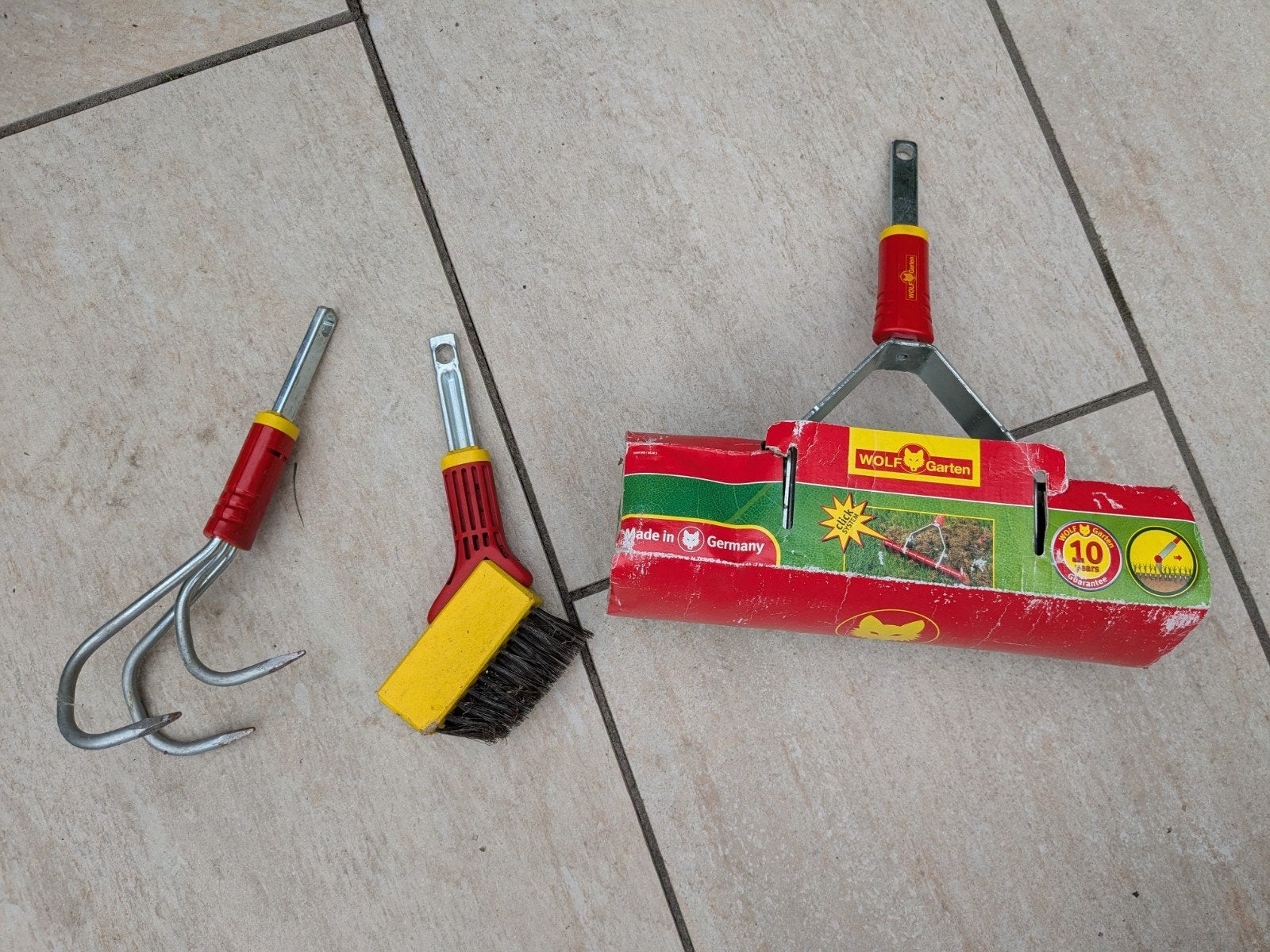WOLF-Garten multistar verticuteerkam krabber voegenborstel, Ophalen of Verzenden, Zo goed als nieuw, Overige soorten, Wolf Garten