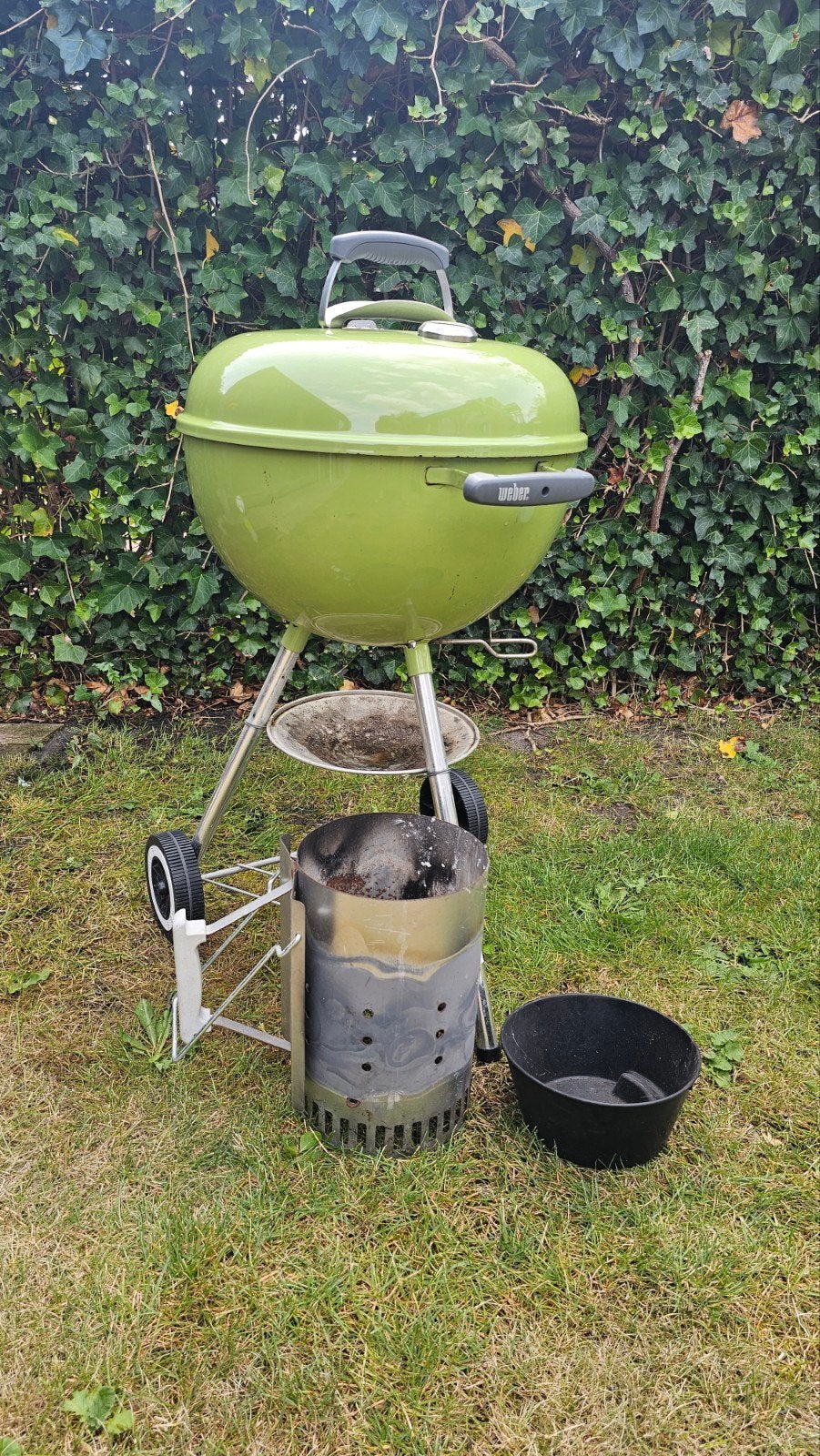 Weber BBQ 47 cm - Groen, Ophalen, Gebruikt, Weber