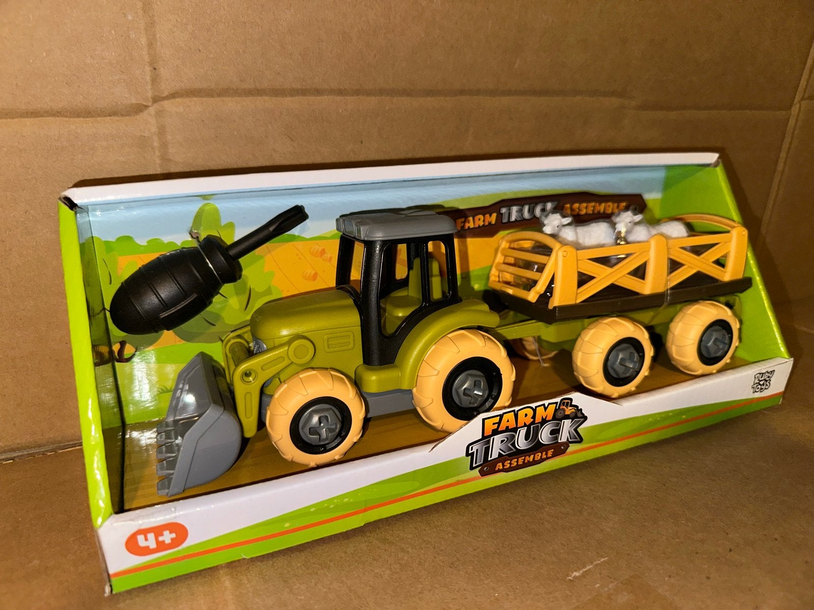 Farm Truck Assemble Speelgoed Tractor met Trailer, Ophalen of Verzenden, Nieuw