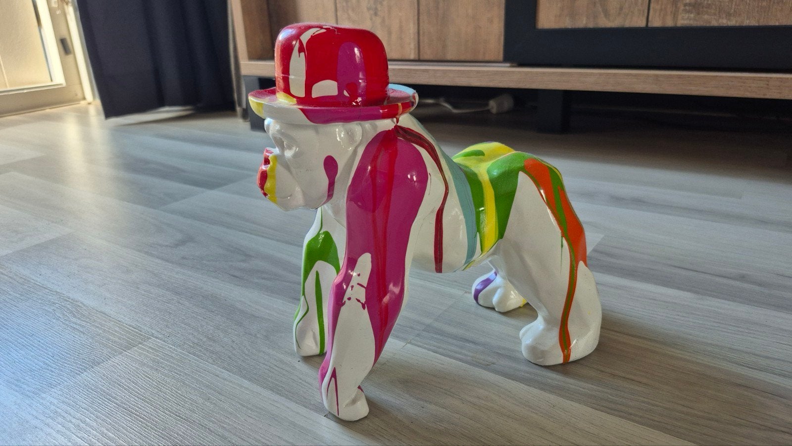 Kunststof Gorilla Beeld - Eye Catcher, Ophalen of Verzenden