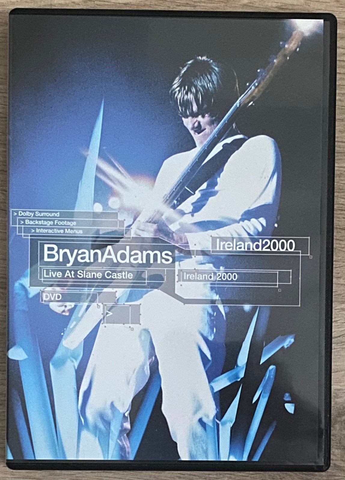 Bryan Adams Slane Castle 2000 Live 5.1 Dolby Digital DVD, Cd's en Dvd's, Dvd's | Muziek en Concerten, Alle leeftijden, Ophalen of Verzenden