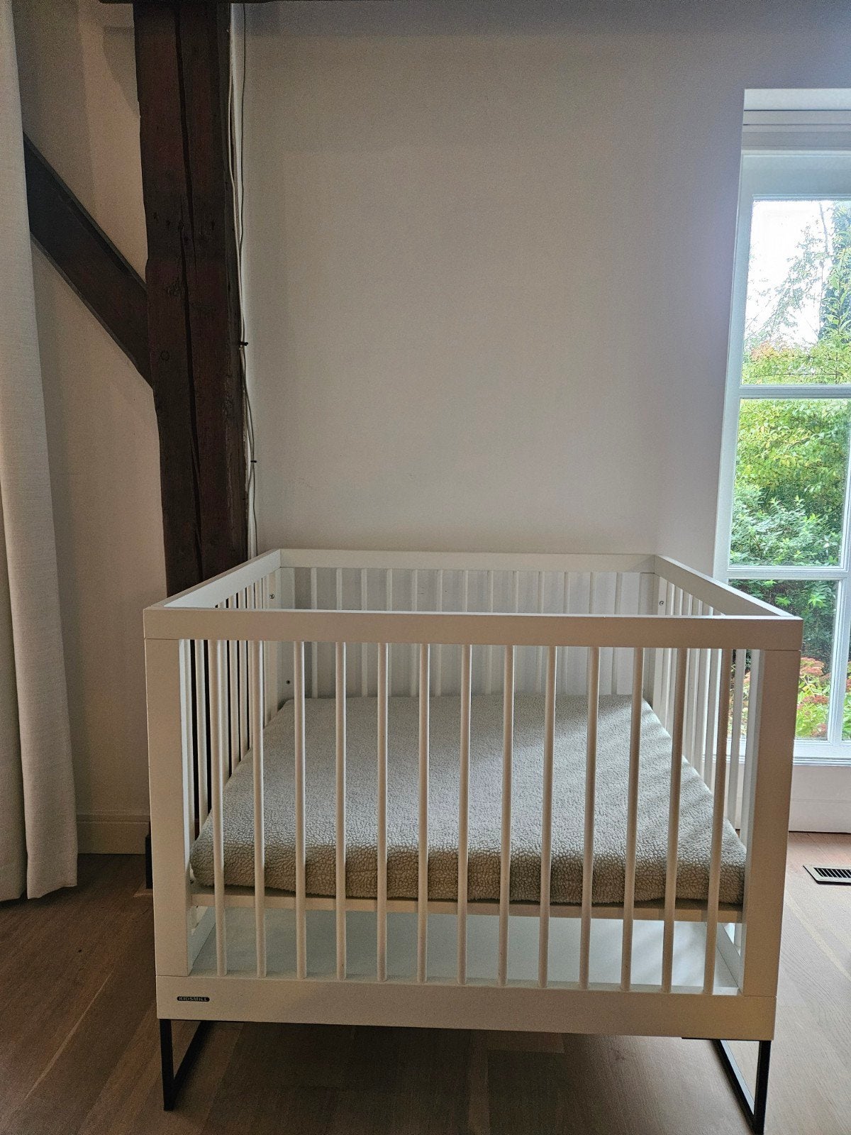 Kidsmill Modular Box Mat Wit + Matras en Cover, Kinderen en Baby's, Boxen, Ophalen, Zo goed als nieuw, Vierkant, Boxkleed