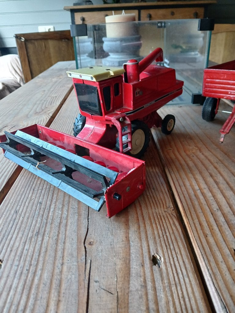 Vintage International Harvester speelgoed set, Ophalen of Verzenden, Gebruikt