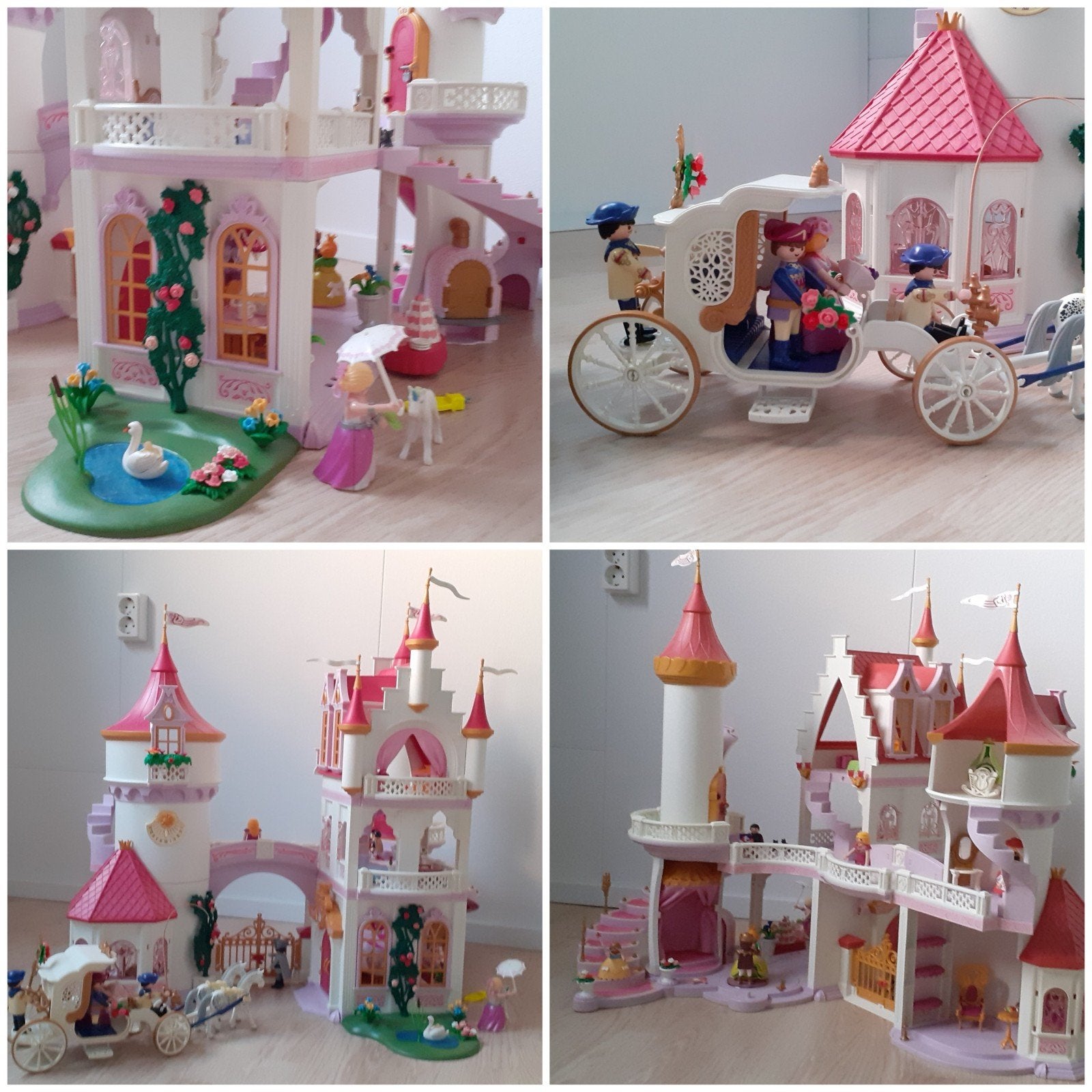 Playmobil prinsessenkasteel 5142 + 6236 en veel extra's, Ophalen, Gebruikt, Complete set, Kasteel/Fort