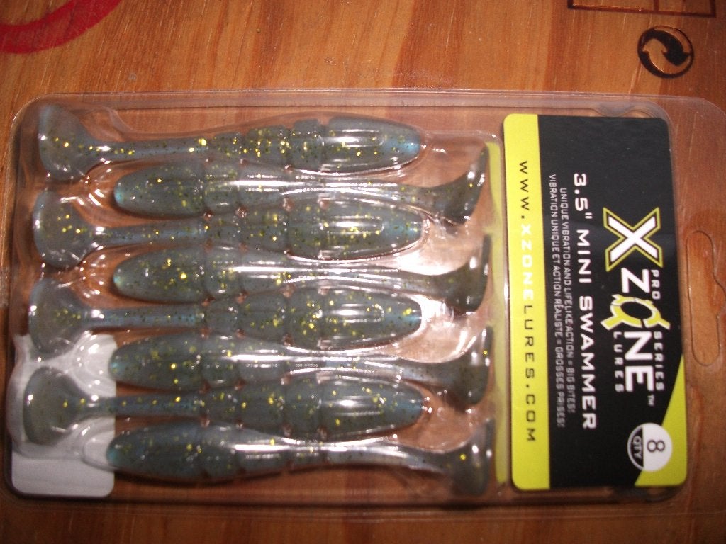 laatste verpakkingen X-Zone Mini Swammer roofvis shads, Ophalen of Verzenden, Nieuw, Overige typen