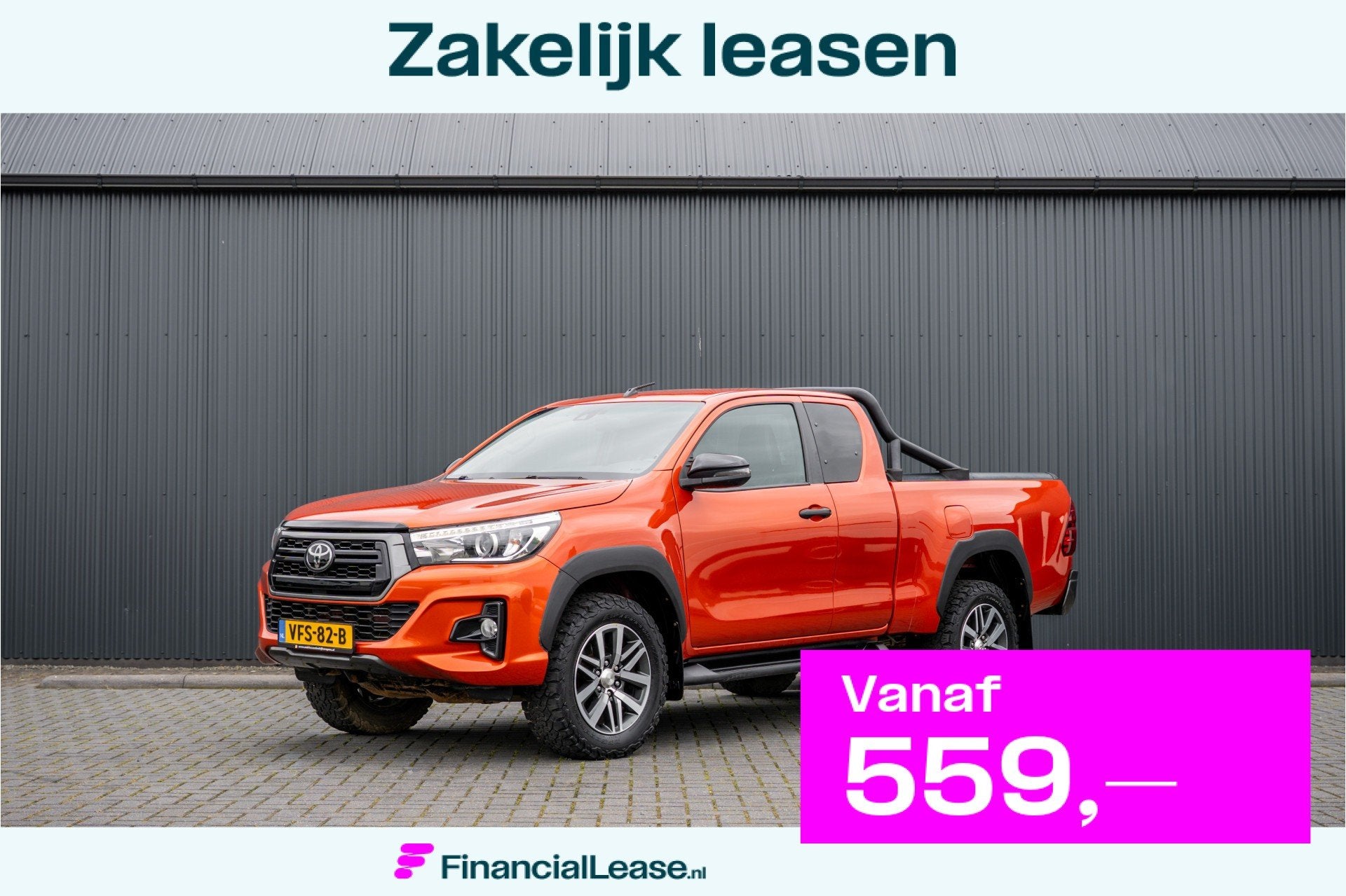 Toyota Hilux 2.4 D 4WD | 150 PK | LED | Camera | Cruise | Na, Auto's, Toyota, Bedrijf, Lease, Financial lease, Hilux, 4x4, ABS