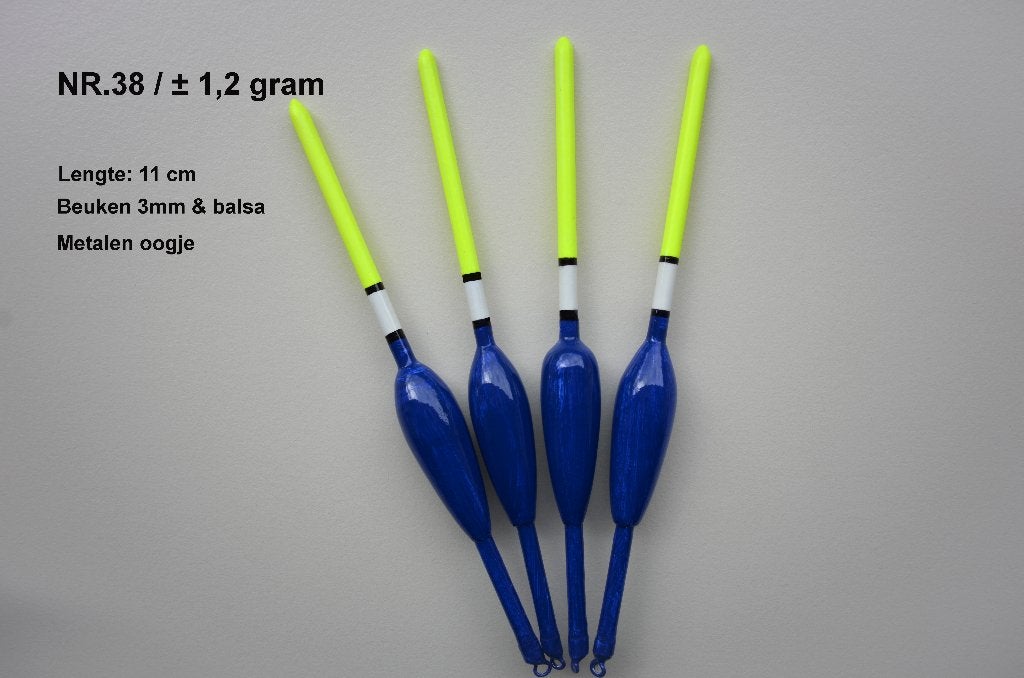 KARPERDOBBER HAND BUILT NR. 38 / 1,2 gram, Ophalen of Verzenden, Nieuw, Dobber of Lood
