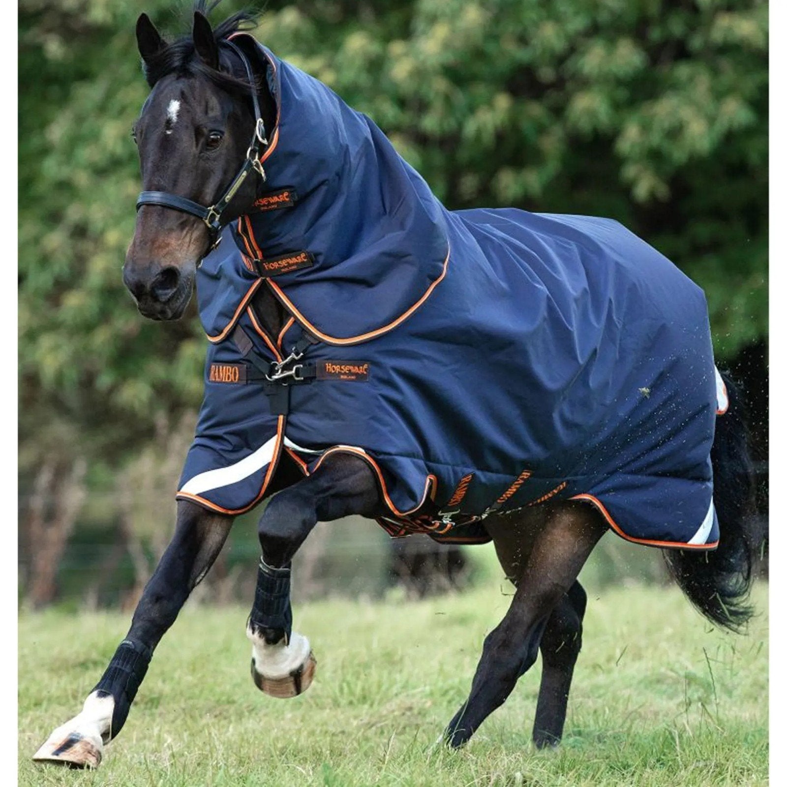 Horseware RAMBO Supreme Turnout Lite 6'6 (198) incl. liners!, Dieren en Toebehoren, Full (L), Gebruikt, Ophalen of Verzenden, Horseware